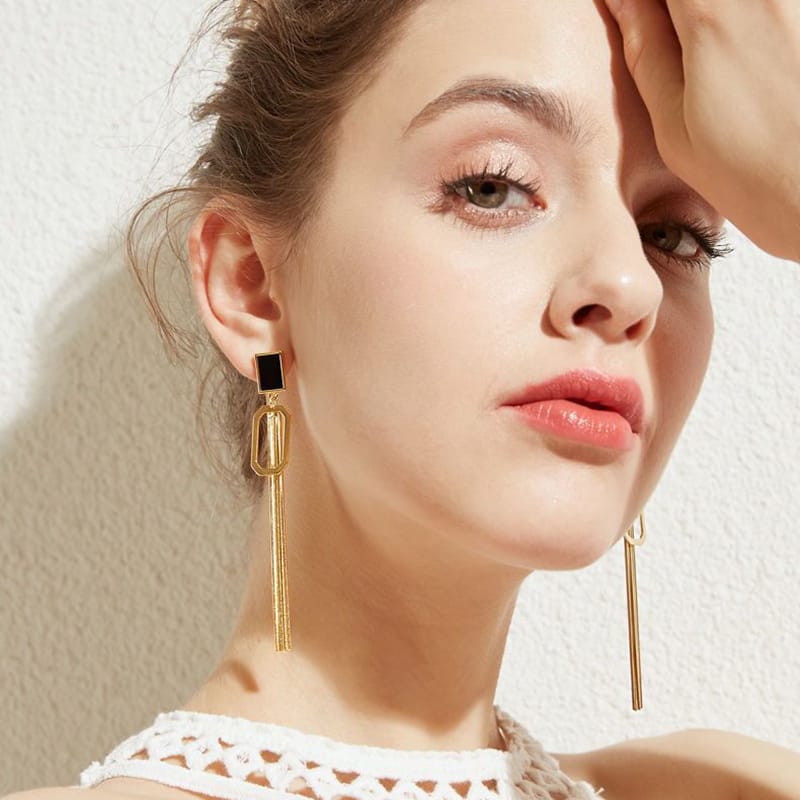 Embra Tassle Hoop Earring