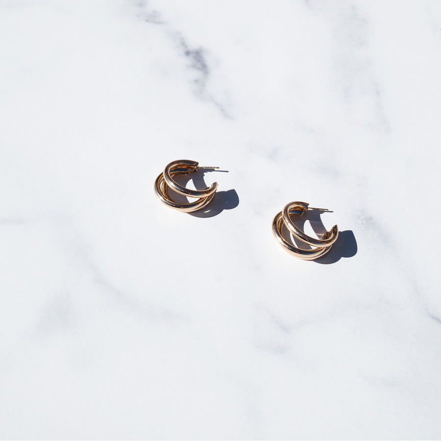 Embra Tria Hoop Earring